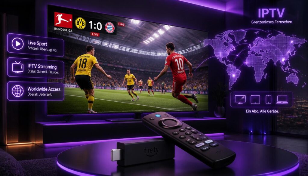 Bundesliga live weltweit streamen — IPTV als bessere Alternative